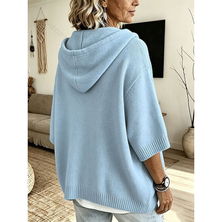 Brooklyn | Relaxed Hooded Knit Sweater