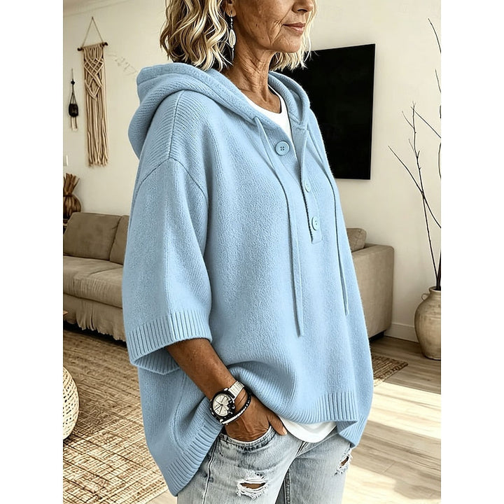 Brooklyn | Relaxed Hooded Knit Sweater
