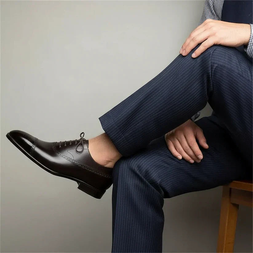 Oxford Royal Brogue Shoes Wedding Chique