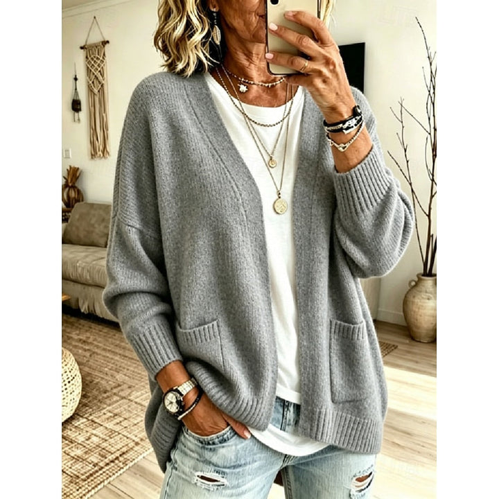 Iris | Relaxed Open-Front Cardigan
