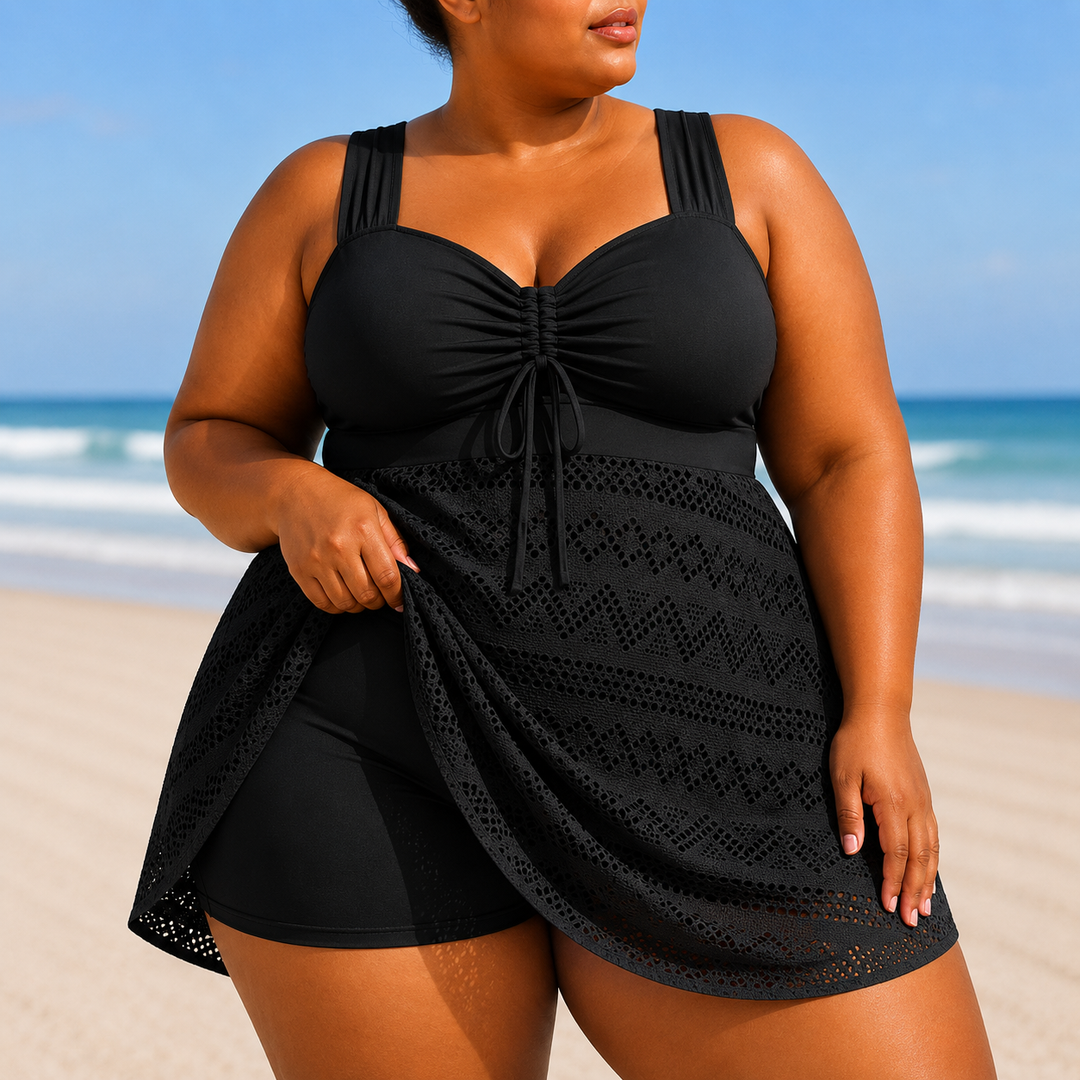 Novella | Flowing Overlay Swim Dress