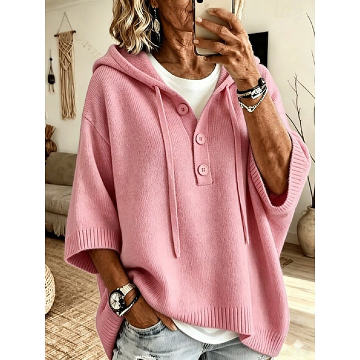 Brooklyn | Relaxed Hooded Knit Sweater