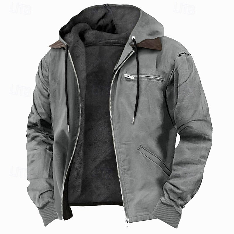 Gideon | Fleece-Lined Hooded Jacket