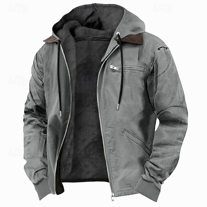 Gideon | Fleece-Lined Hooded Jacket