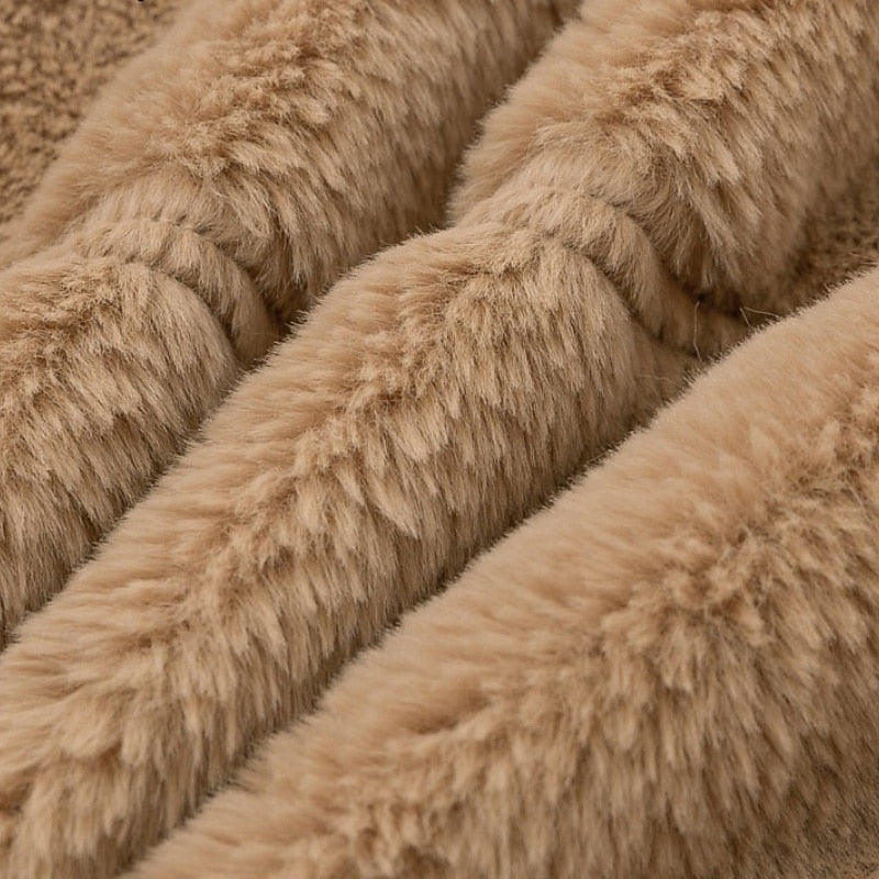 Estelle | Plush Cropped Zip Jacket