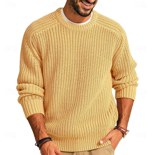 Franklin | Ribbed Round-Neck Sweater