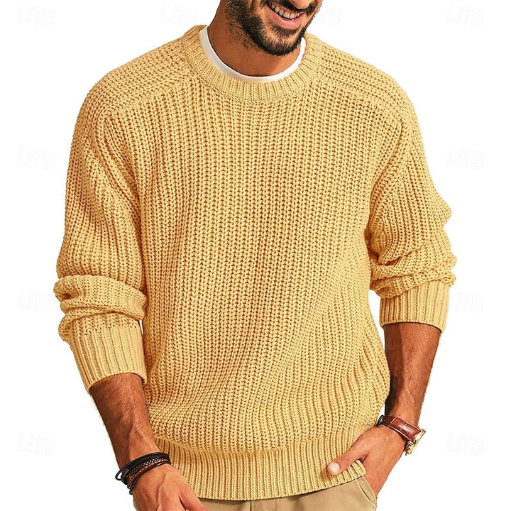 Franklin | Ribbed Round-Neck Sweater