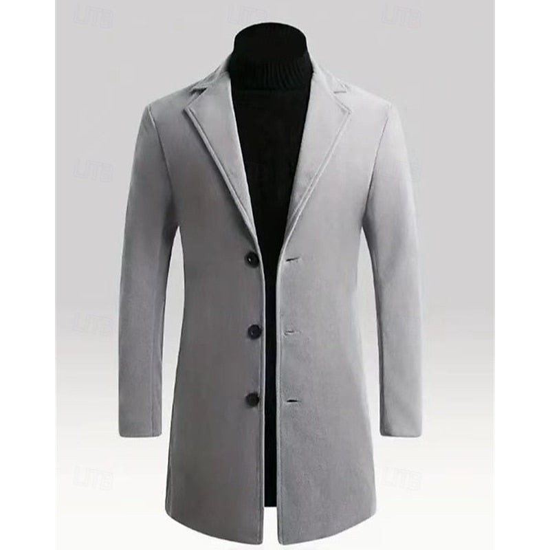 Callahan | Classic Long Overcoat
