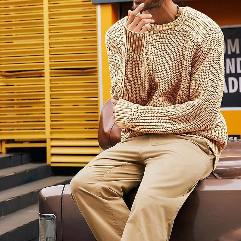 Franklin | Ribbed Round-Neck Sweater