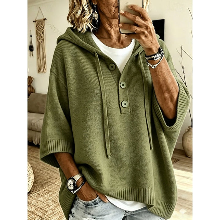 Brooklyn | Relaxed Hooded Knit Sweater